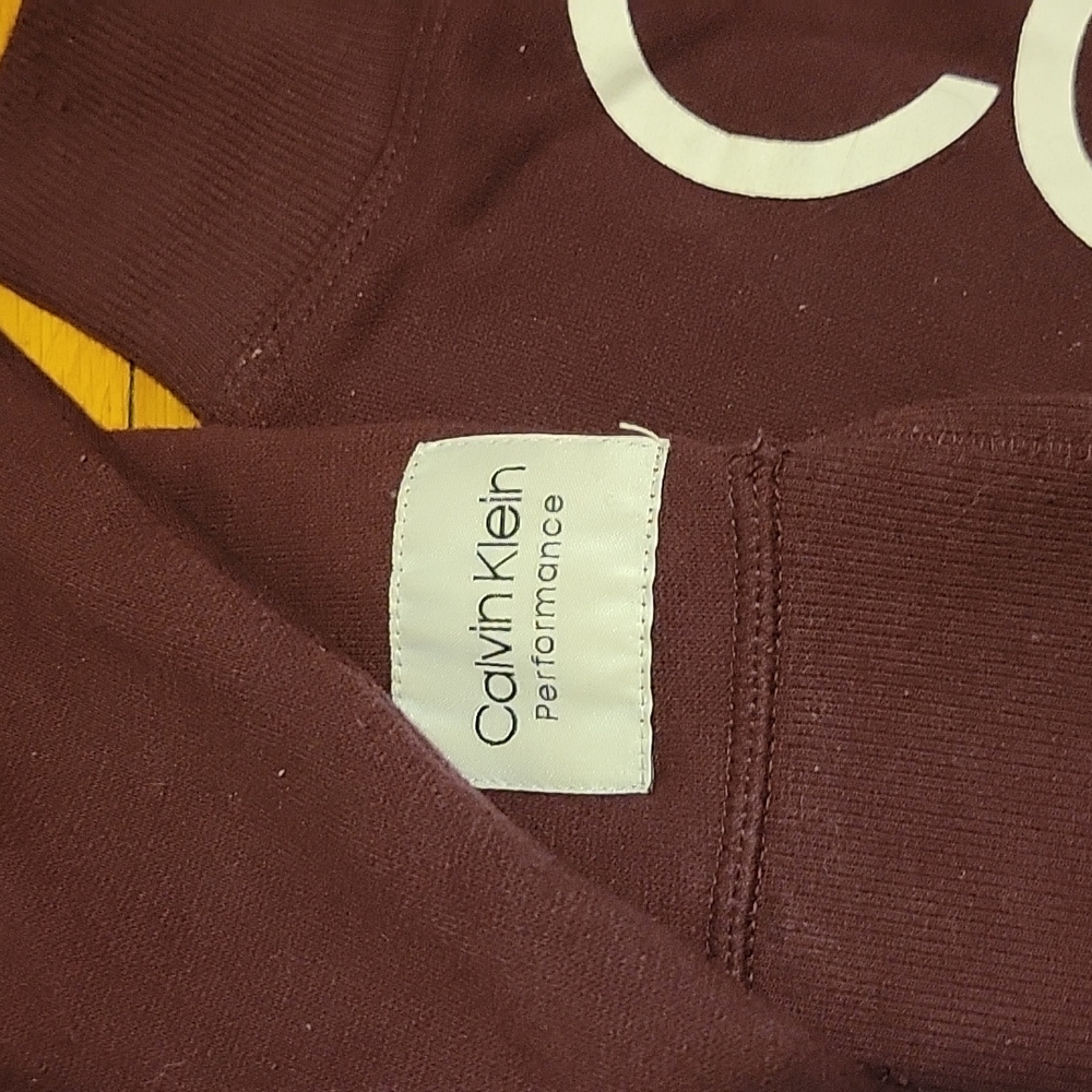 Calvin Klein Burgundy Hoodie Sweatpants Set XS - Picture 5 of 8